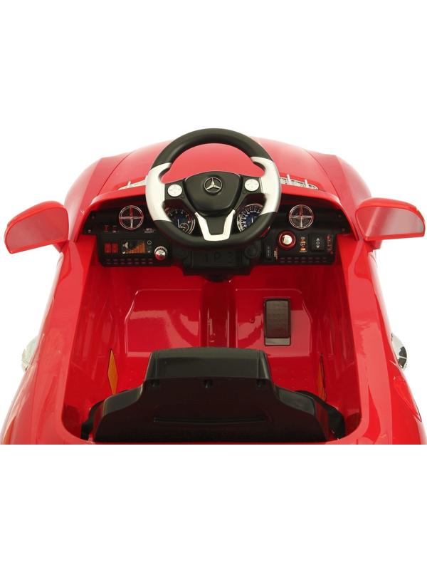 Электромобиль MERCEDES-BENZ SLS, с радиоуправлением, свет и звук, цвет красный