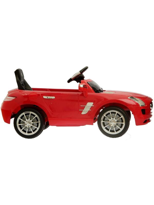 Электромобиль MERCEDES-BENZ SLS, с радиоуправлением, свет и звук, цвет красный