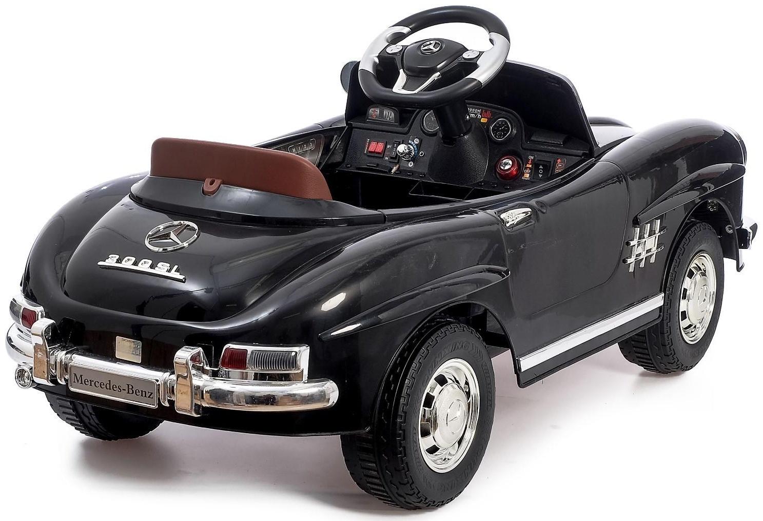 Электромобиль MERCEDES-BENZ 300SL, с радиоуправлением, свет и звук, цвет черный