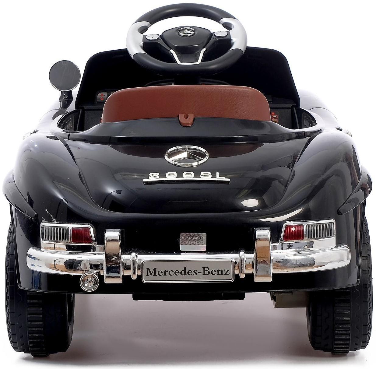 Электромобиль MERCEDES-BENZ 300SL, с радиоуправлением, свет и звук, цвет черный