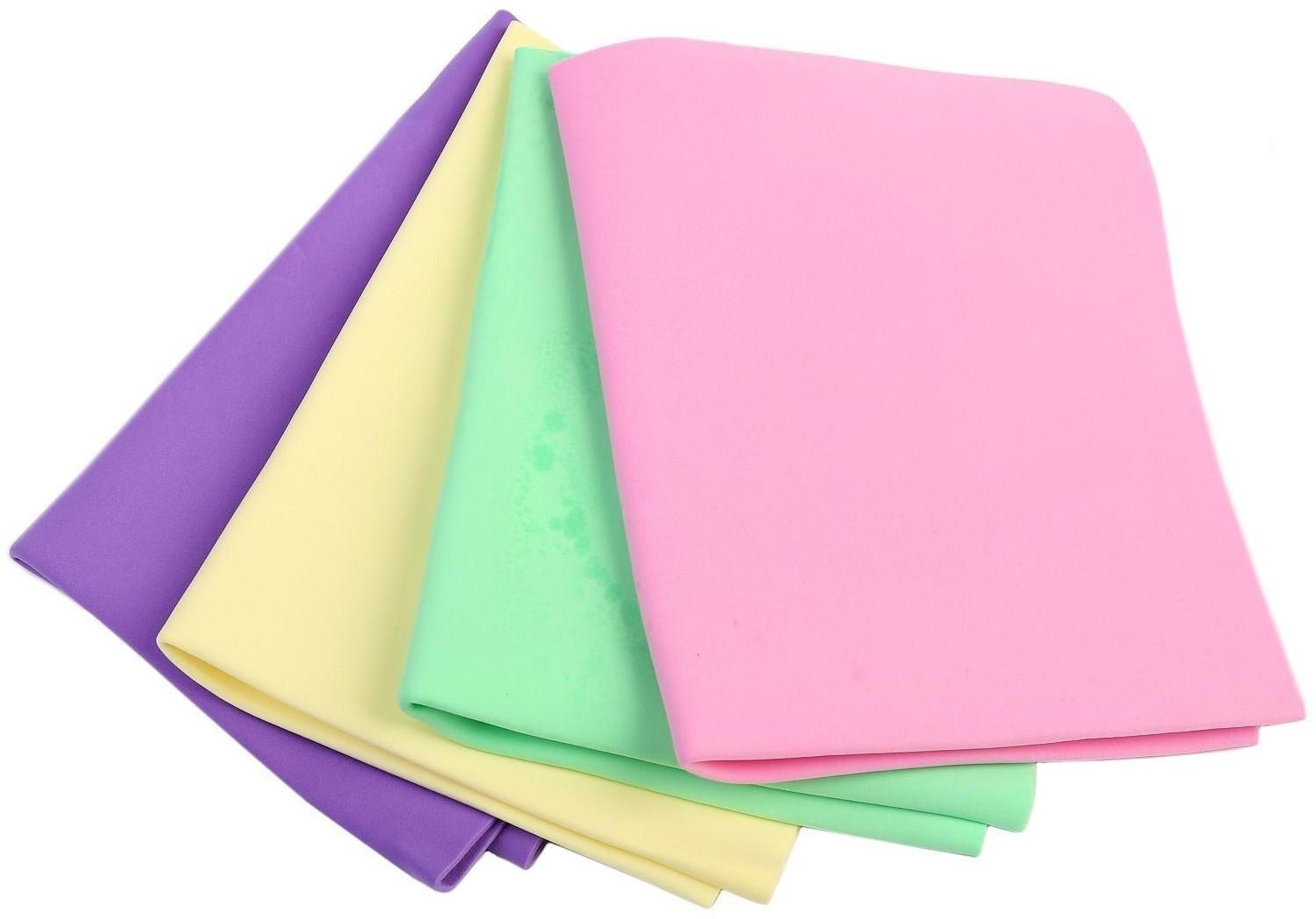 Замша протирочная TORSO 40×30 см, микс