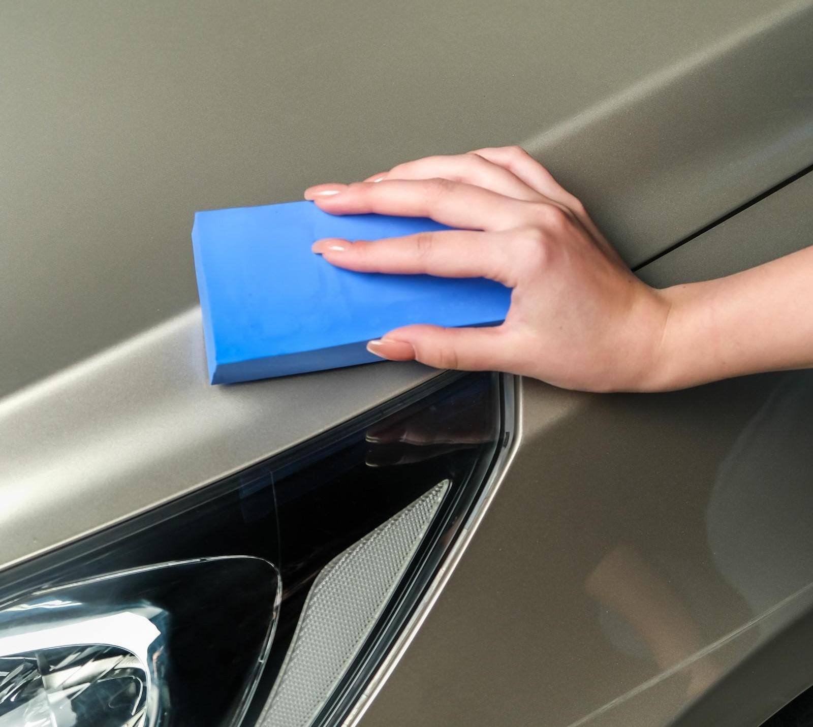 Губка для мытья авто TORSO, 17×7 см, влаговпитывающая, микс