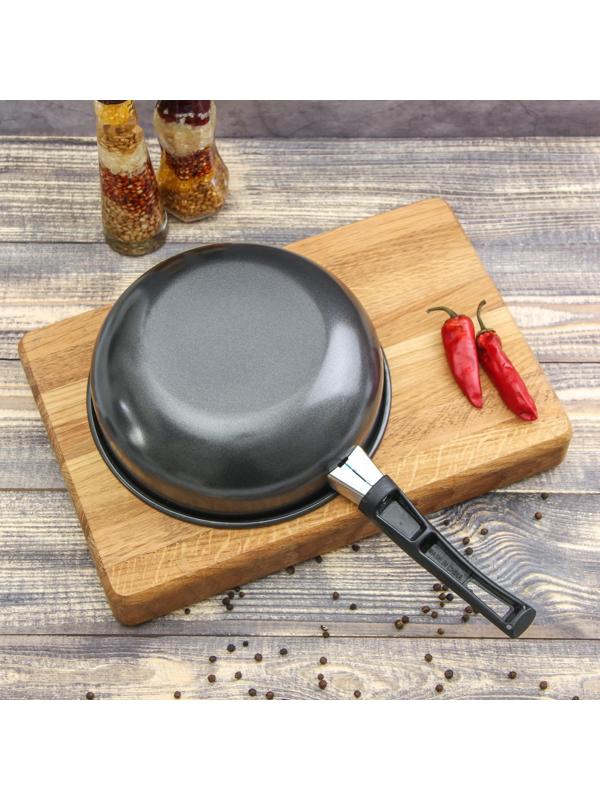 Ковш Promo, 1,35 л, d=18 см, бакелитовая ручка, антипригарное покрытие, цвет серый