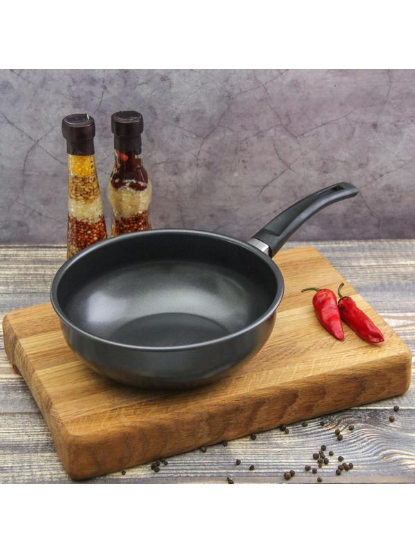 Ковш Promo, 1,35 л, d=18 см, бакелитовая ручка, антипригарное покрытие, цвет серый