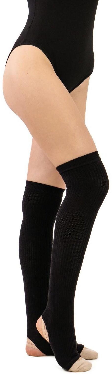 Гетры для танцев №3, резинка х/б, L= 50 см, цвет чёрный