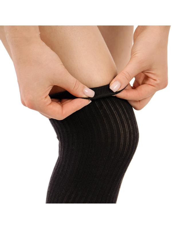 Гетры для танцев №3, резинка х/б, L= 50 см, цвет чёрный