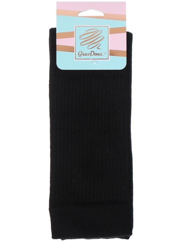 Гетры для танцев №3, резинка х/б, L= 50 см, цвет чёрный