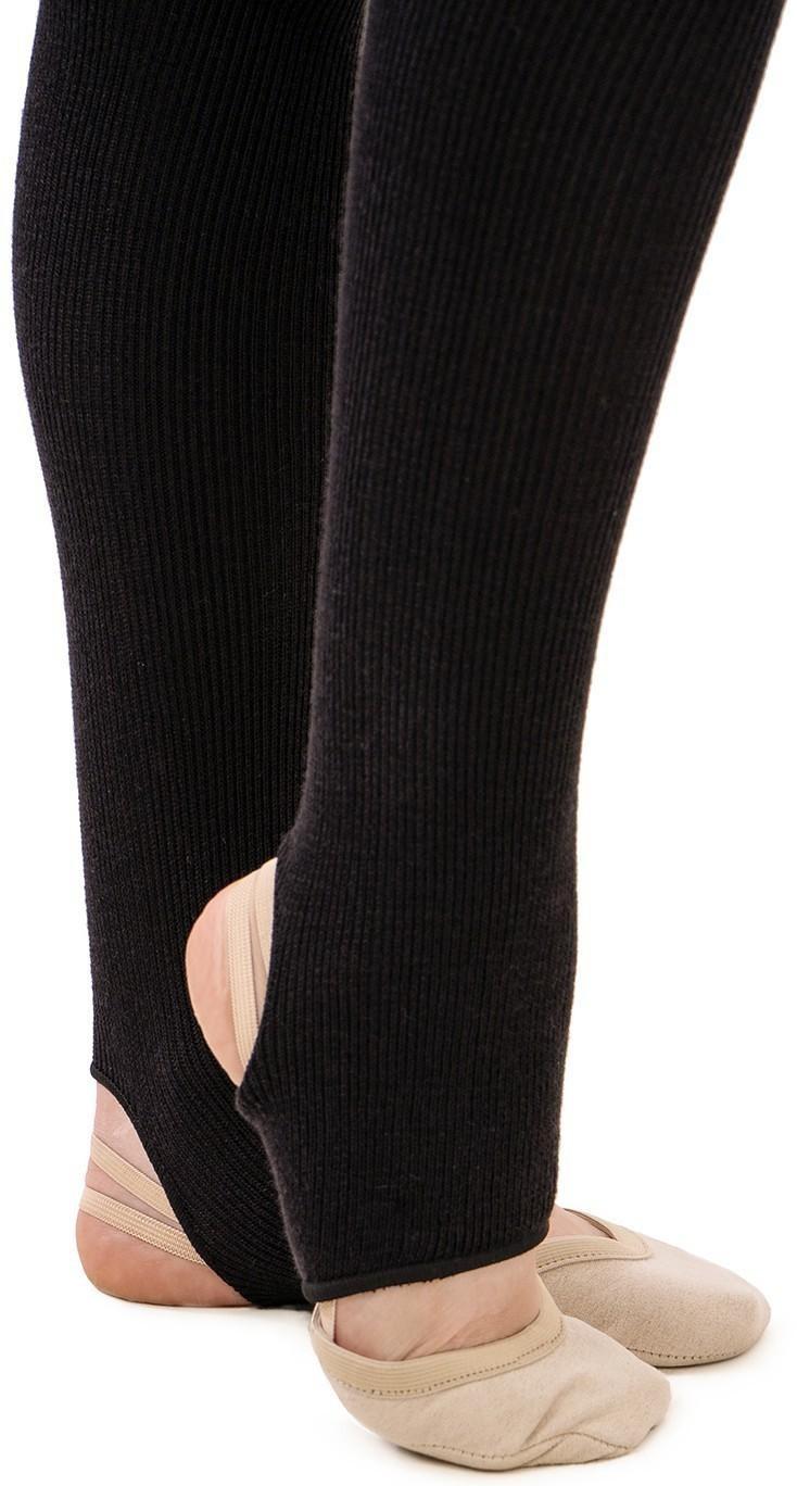 Гетры для танцев №5, без носка и пятки, L= 50 см, цвет чёрный