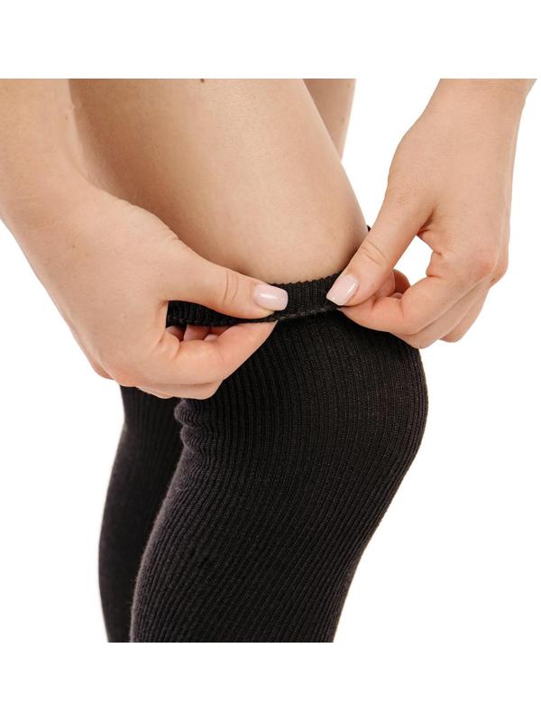 Гетры для танцев №5, без носка и пятки, L= 50 см, цвет чёрный