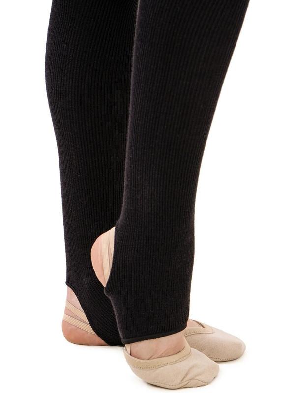 Гетры для танцев №5, без носка и пятки, L= 70 см, цвет чёрный