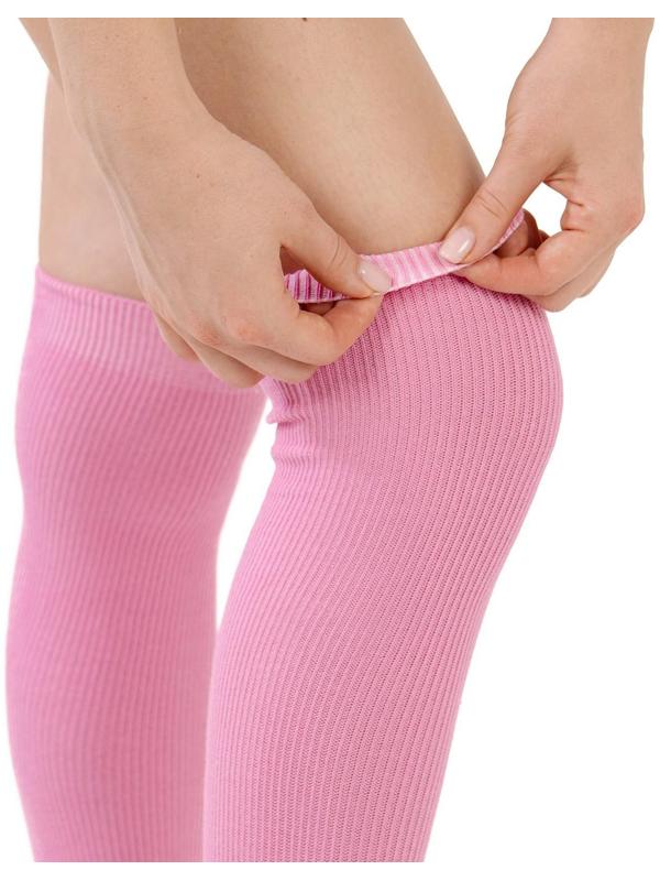 Гетры для танцев №5, без носка и пятки, L= 50 см, цвет розовый