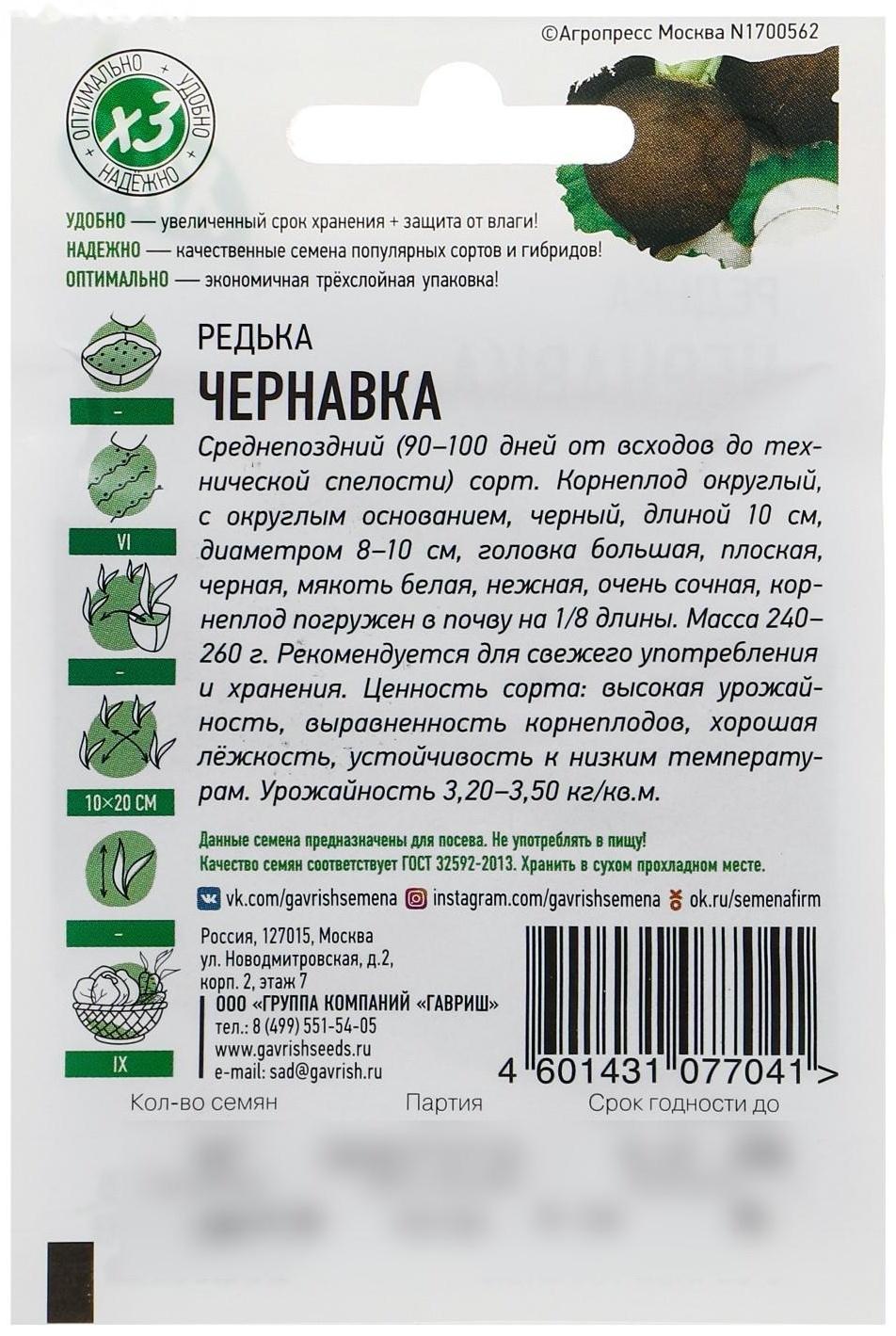 Семена Редька 