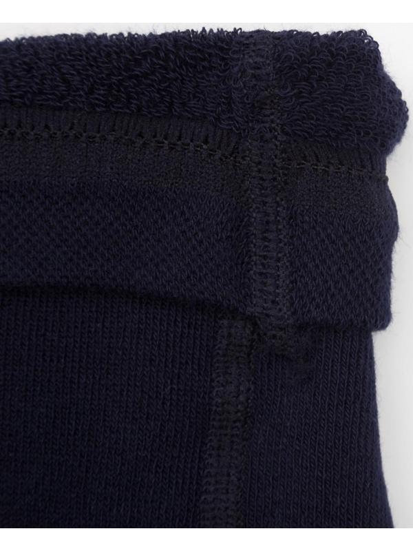 Колготки детские махровые, цвет тёмно-синий, рост 146-152 см