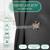Подхват для штор «Цветок нежный», d = 5,5 см, цвет белый