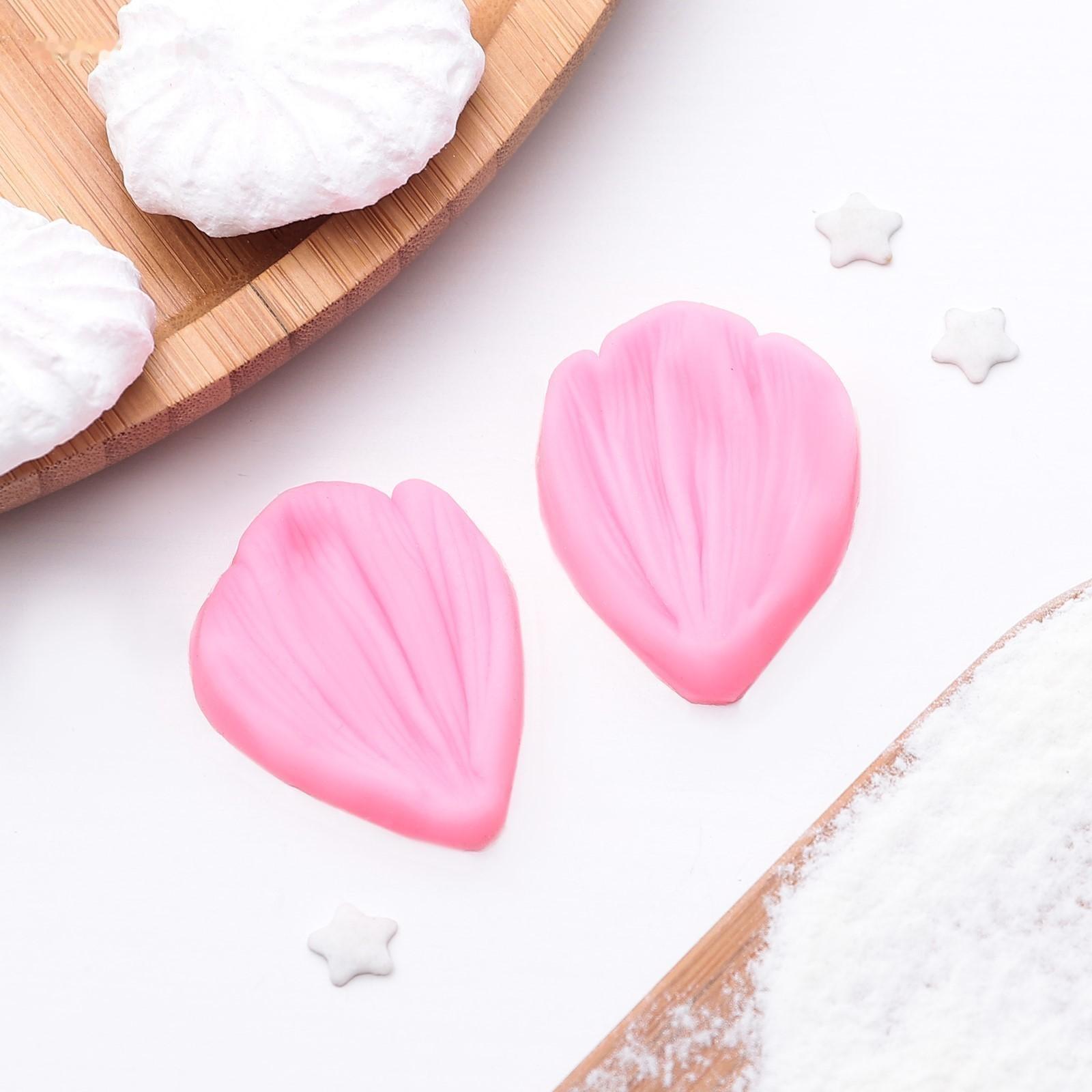 Молд «Лепесток тюльпана», 2 части, 4,5×3 см, цвет МИКС