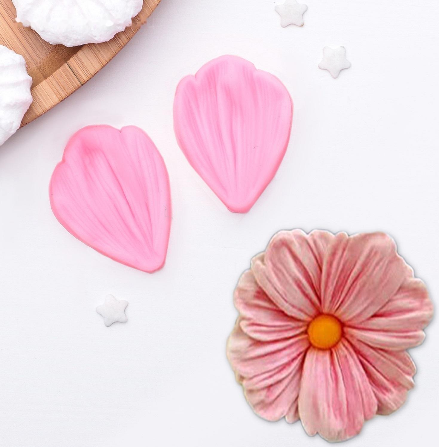 Молд «Лепесток тюльпана», 2 части, 4,5×3 см, цвет МИКС