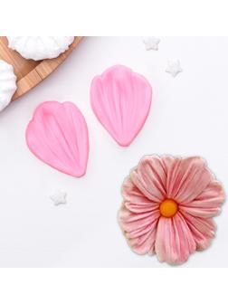 Молд «Лепесток тюльпана», 2 части, 4,5×3 см, цвет МИКС