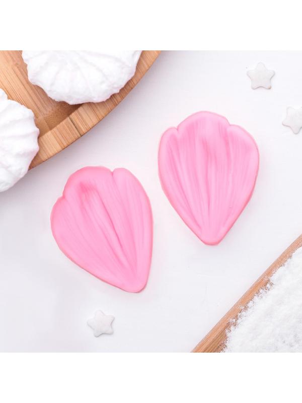 Молд «Лепесток тюльпана», 2 части, 4,5×3 см, цвет МИКС