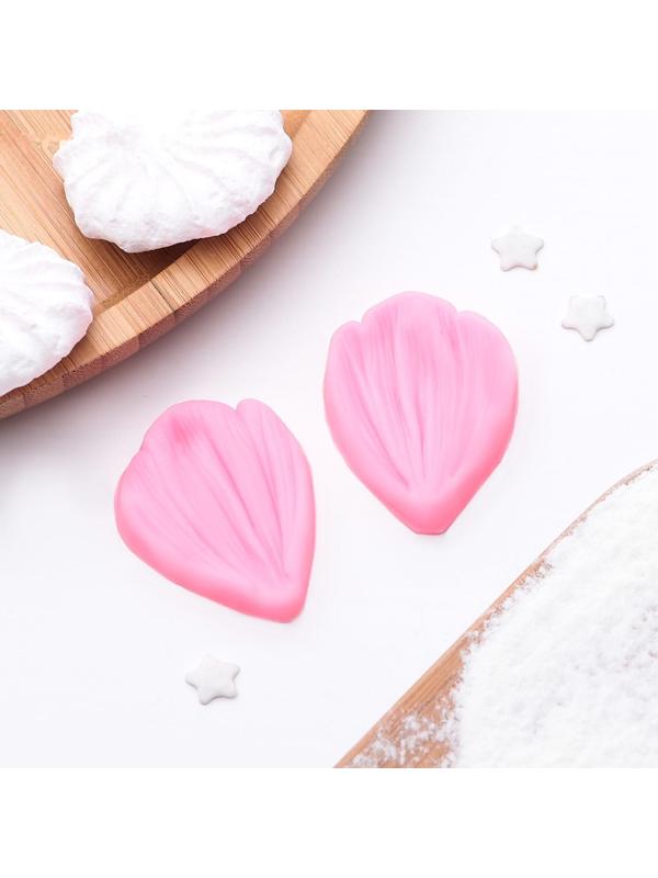 Молд «Лепесток тюльпана», 2 части, 4,5×3 см, цвет МИКС