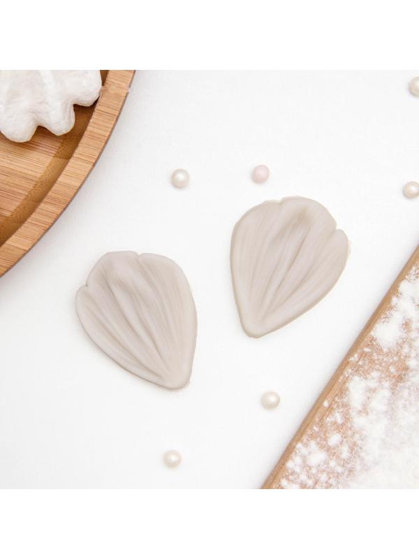 Молд «Лепесток тюльпана», 2 части, 4,5×3 см, цвет МИКС