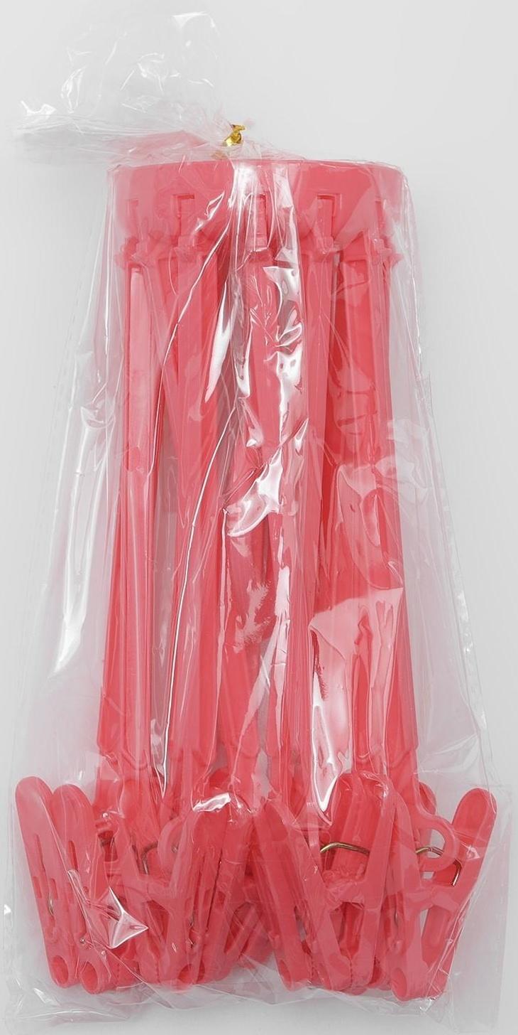 Сушилка для белья подвесная складная, 36×36 см, 12 прищепок, цвет МИКС