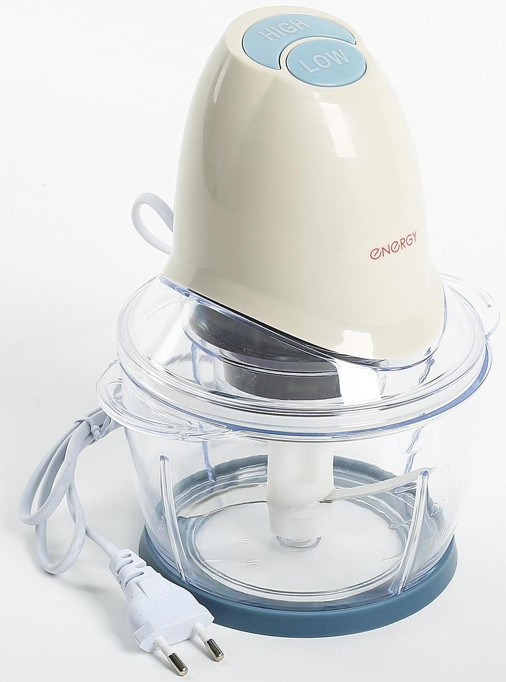 Измельчитель ENERGY EN-269, пластик, 200 Вт, 1 л, белый