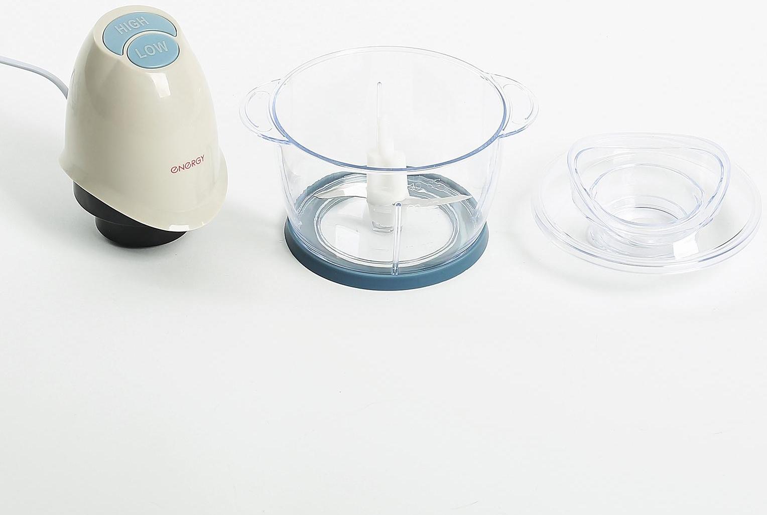 Измельчитель ENERGY EN-269, пластик, 200 Вт, 1 л, белый