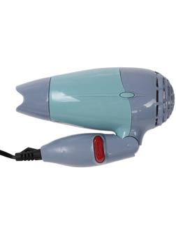 Фен Luazon LF-23, 800 Вт, 2 скорости, 2 режима, складная ручка, голубой