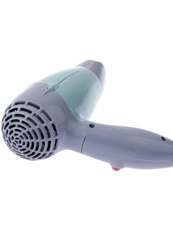 Фен Luazon LF-23, 800 Вт, 2 скорости, 2 режима, складная ручка, голубой