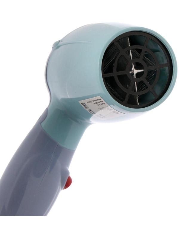 Фен Luazon LF-23, 800 Вт, 2 скорости, 2 режима, складная ручка, голубой