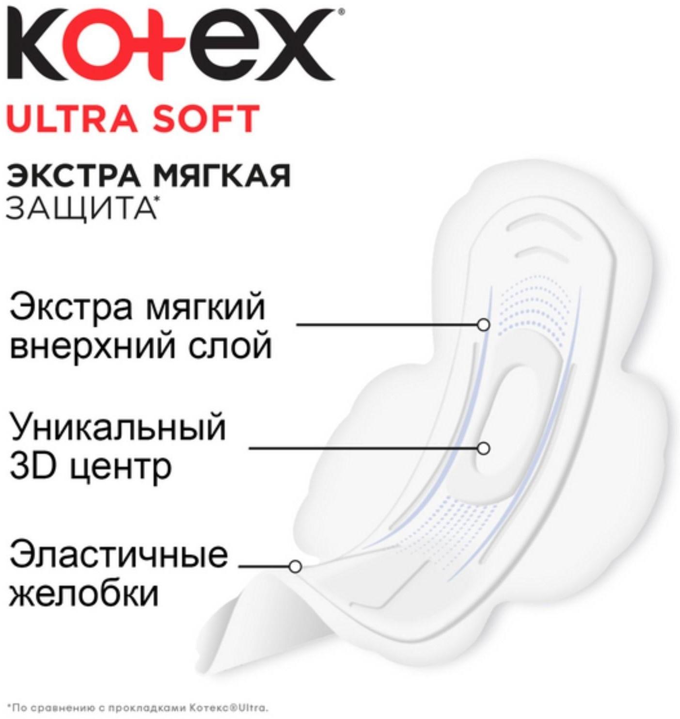 Kotex прокладки Ультра Мягк Super 8 шт.