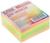 Блок бумаги для записей Calligrata 8x8x4 см, 80 г/м², непроклеенный, цветной, пастель