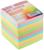 Блок бумаги для записей 9x9x9 см, Calligrata, 80 г/м², непроклеенный, цветной, пастель