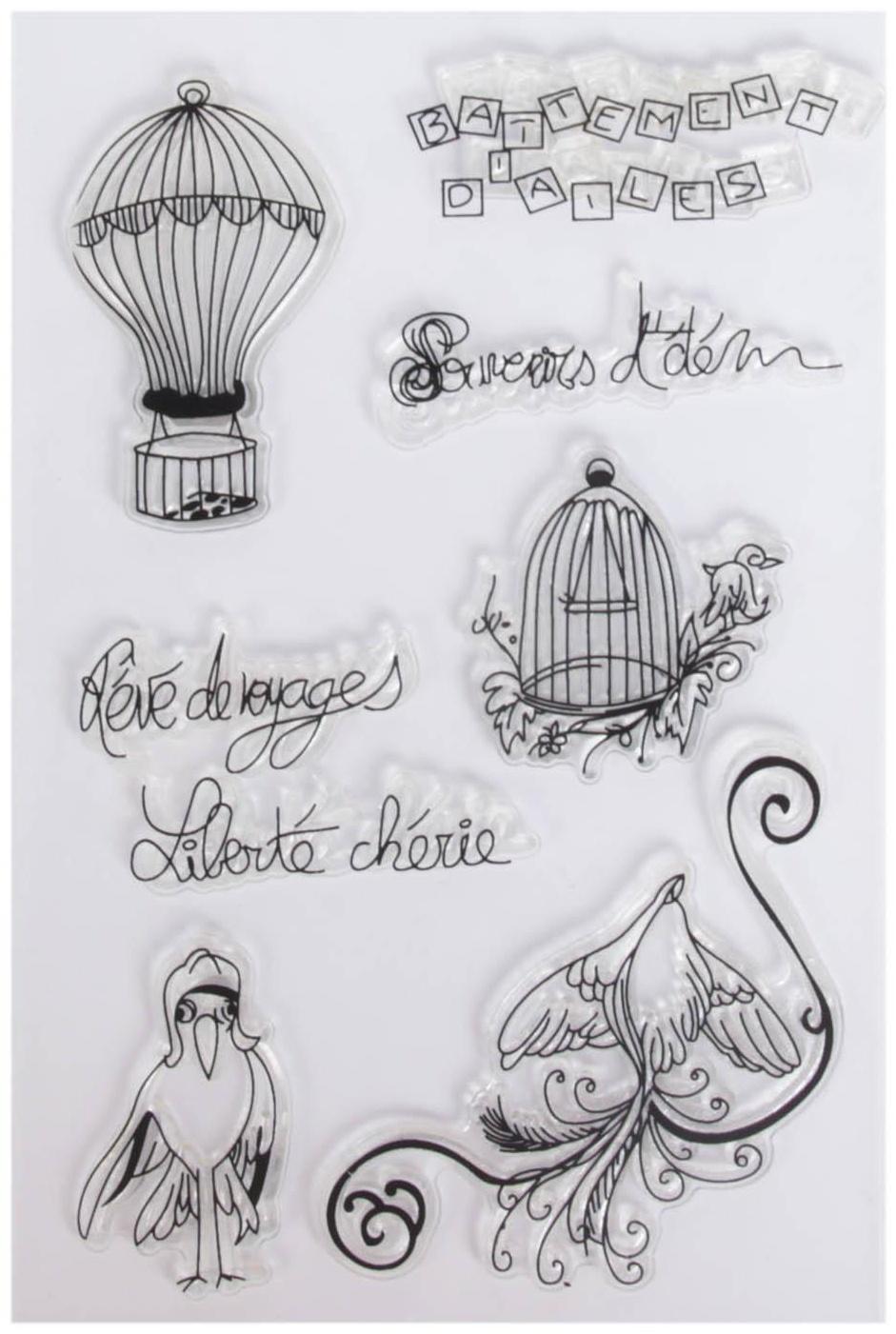 Набор печатей для эмбоссинга №26