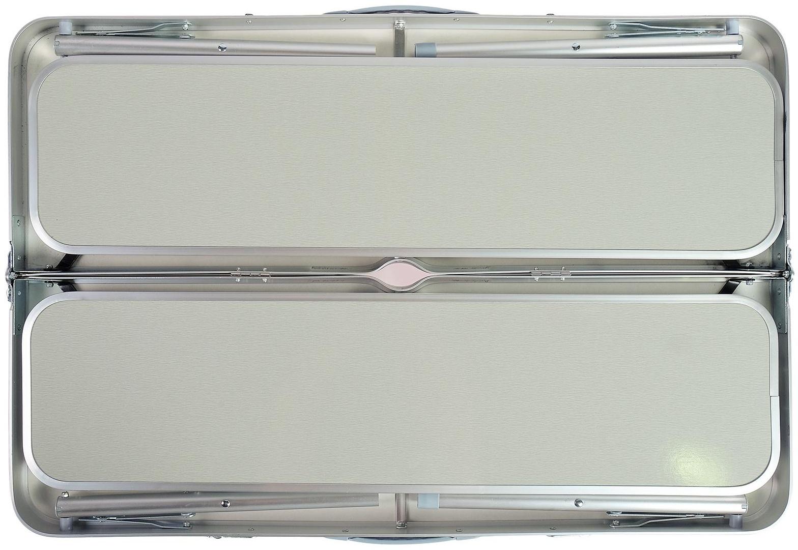 Набор мебели турист, складной, стол 60 х 90 х 69 см, 2 скамейки 87 х 25 х 40 см