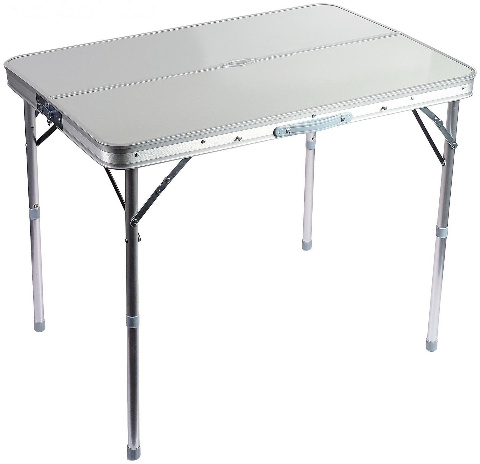 Набор мебели турист, складной, стол 60 х 90 х 69 см, 2 скамейки 87 х 25 х 40 см