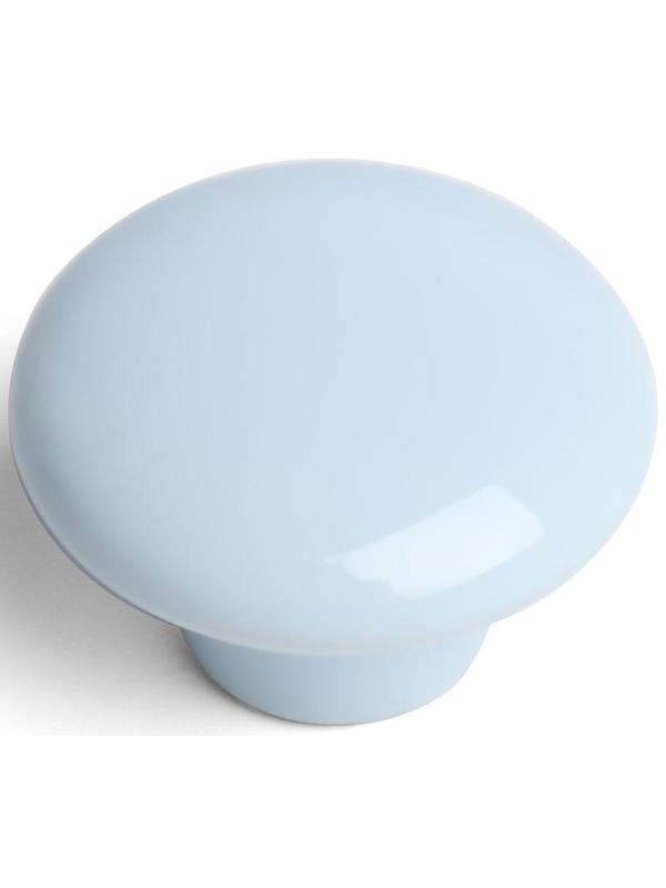Ручка-кнопка BOWL Ceramics 002, керамическая, голубая