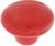 Ручка-кнопка BOWL Ceramics 002, d=38, керамическая, красная