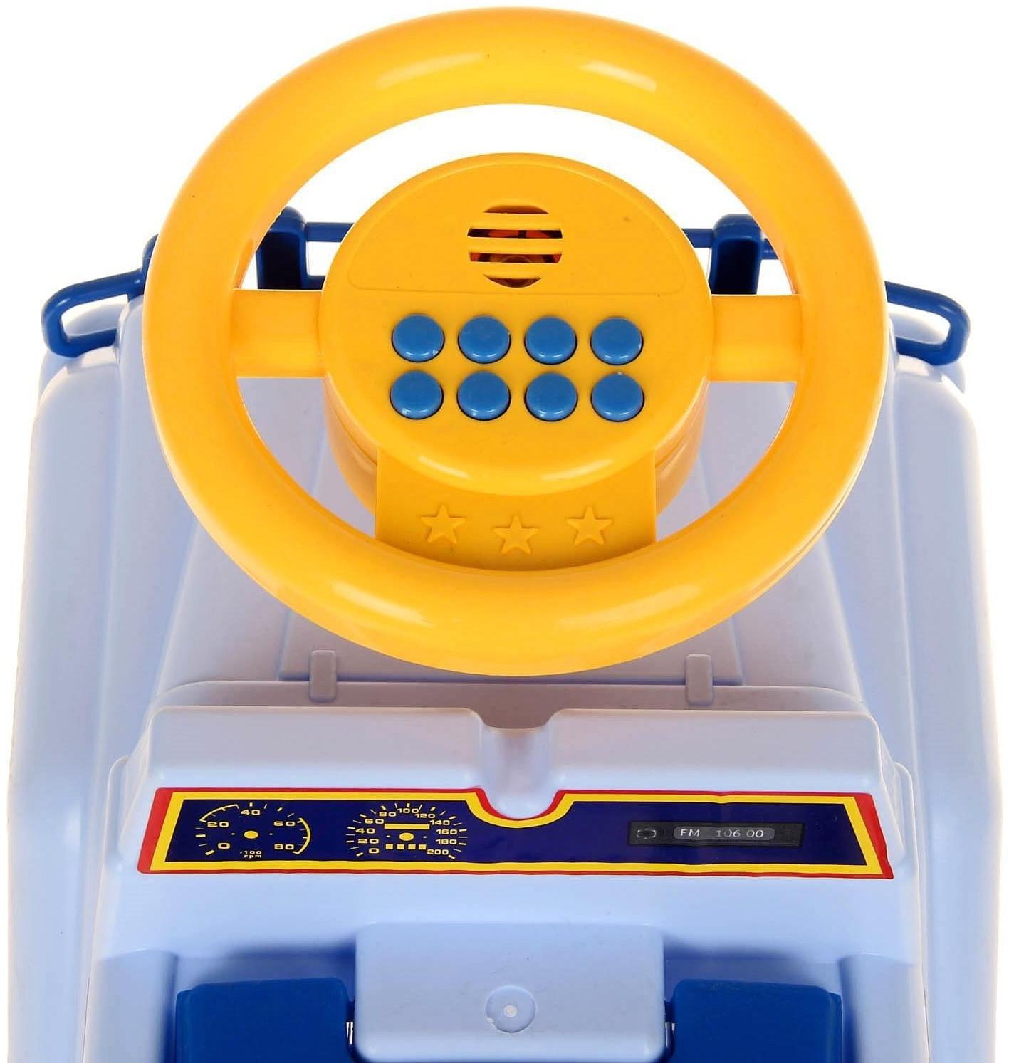 Толокар «Полиция», музыкальный руль