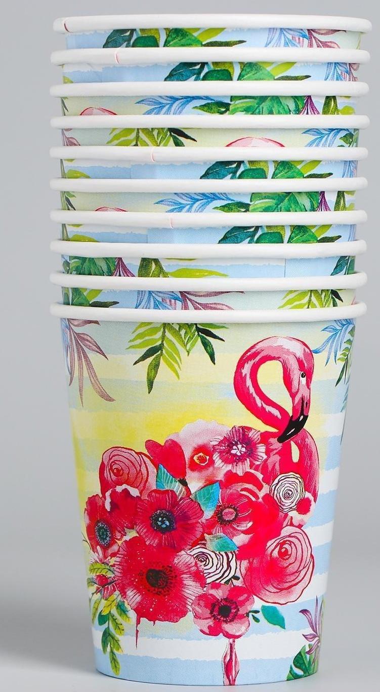 Стакан бумажный «Фламинго», 250мл