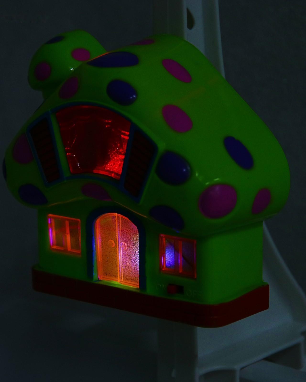 Мобиль музыкальный «Пряничный домик. Совы и бабочки», заводной