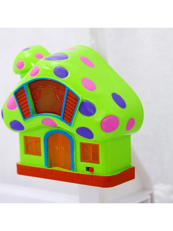 Мобиль музыкальный «Пряничный домик. Совы и бабочки», заводной