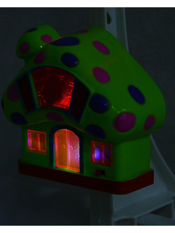 Мобиль музыкальный «Пряничный домик. Совы и бабочки», заводной