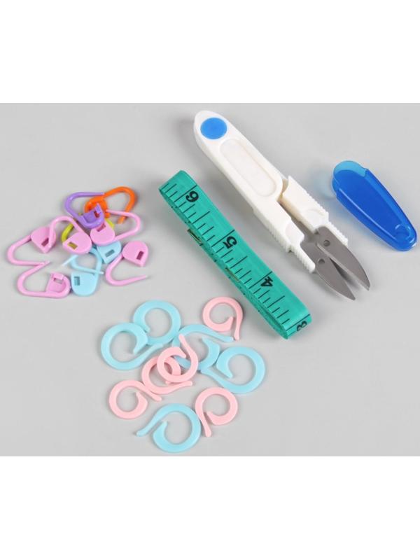 Набор для вязания, 45 предметов, в футляре