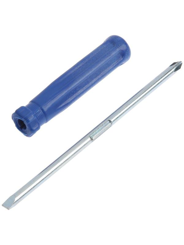 Отвертка комбинированная ТУНДРА, 2 в 1, пластиковая рукоятка, PH2/SL6 x 75 мм