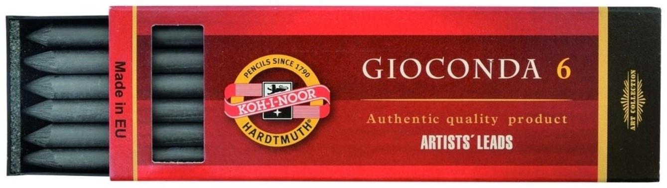 Набор стержней для графики Koh-I-Noor 4865 2В, диаметр грифеля 5.6 мм, длина грифеля 120 мм, 6 штук в наборе