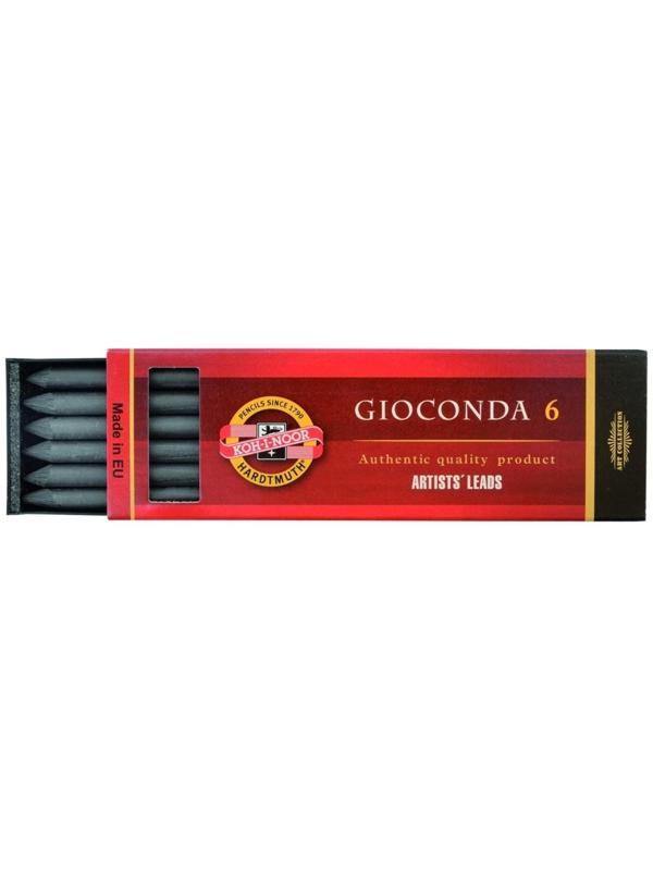 Набор стержней для графики Koh-I-Noor 4865 2В, диаметр грифеля 5.6 мм, длина грифеля 120 мм, 6 штук в наборе