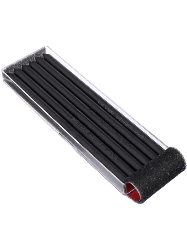 Набор стержней для графики Koh-I-Noor 4865 2В, диаметр грифеля 5.6 мм, длина грифеля 120 мм, 6 штук в наборе