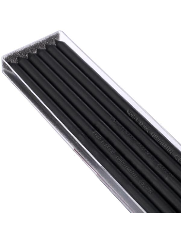 Набор стержней для графики Koh-I-Noor 4865 2В, диаметр грифеля 5.6 мм, длина грифеля 120 мм, 6 штук в наборе