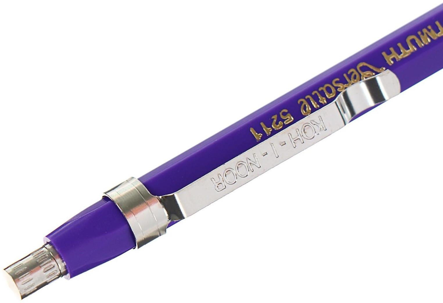 Карандаш цанговый 2.0 мм Koh-I-Noor 5211CN Versatil, металл/пластик, с клипом